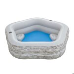 Bestway piscine gonflable familiale 213x206x53 cm + 6 ans jardin 54423