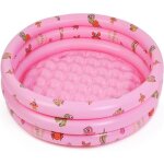 Piscine gonflable ronde de 130 cm pataugeoire dext�rieur pour enfants et filles rose (130 x 40 cm)