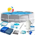 Piscine de jardin frame 305 x 76 cm 15 en 1 intex 26702