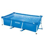 Piscine hors sol tubulaire intex - metal frame - 260 x 160 x 65 cm - rectangulaire - 28271np