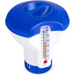 Piscine avec thermom�tre gobelet flotteur pour piscine doseur automatique diffuseur flottant pour spa ...