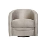 Pise fauteuil crapaud pivotant beige crme