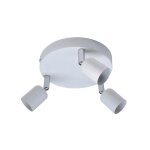 Plafonnier - basic - 3 spots - blanc - gu10 - intrieur
