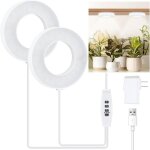 Plafonniers de culture pour plantes dintrieur led  spectre complet avec minuterie 3 / 9 / 12 h pour ...