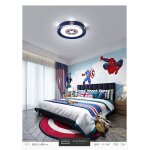 Plafonnier enfant led 52w - lampe de plafond crative avec motif toile - clairage 3 couleurs rglable ...