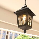 Plafonnier ext�rieur - einnenffer - pavillo - aluminium noir - globe r�glable - �tanche