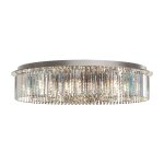 Plafonnier lampe - lustre suspension en cristal - luminaire pour salle  manger salon chambre - 80x22cm ...