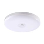 Plafonnier led detecteur de mouvement 12w 6500k blanc pour balcon, couloir, jardin, garage, intérieur ... Plafonnier led detecteur de mouvement 12w 6500k blanc pour balcon, couloir, jardin, garage, intérieur ...