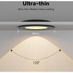 Plafonnier led encastr� 12 v pour camping - car / bateau - 4 spots - blanc chaud - 3000 k - cuisine / ...