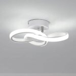 Plafonnier led moderne 20w 6500k lampe de plafond blanc pour chambre salon couloir cuisine - taille: ...
