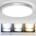 Plafonnier led de plafond couleur r�glable - lampe de salle de bain - moderne rond ultra - mince pour ...