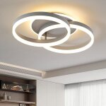 Plafonnier moderne 36w dimmable avec t�l�commande / m�tal + acrylique / design rond / pour salon / salle ...