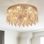 Lustre cristal design moderne - clairage de luxe pour intrieur contemporain