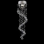 Plafonniers modernes led lustre spirale boule goutte de pluie k9 cristal clairage luminaire suspendu ...