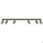 Plafonnier - sollux lighting - ring 6l - vert - 6 ampoules - design contemporain