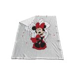 Plaid - aymax - disney minnie en robe - multicolore / rouge - 130x170 cm - enfant