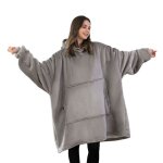 Good nite plaid  capuche adulte - 80x85cm - sweat capuche - couverture sweat plaid avec grandes poches ...