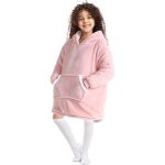 Plaid  capuche enfant plaid pull couverture canap polaire avec manche garons filles avec poches portables ...