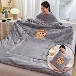 Plaid à manche portable couverture à manches flanelle microfibre couverture tv pour adultes femmes et ... Plaid à manche portable couverture à manches flanelle microfibre couverture tv pour adultes femmes et ...