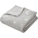 Plaid enfant phosphorescent - atmosphera - gris 125x150 cm
