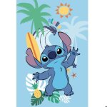Plaid polaire - disney - lilo et stitch - 100 x 150 cm - color� - facile dentretien