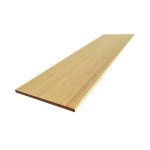 Plan de travail bois massif bambou naturel lamell� coll� l. 250 x p. 65 cm ep. 36 mm