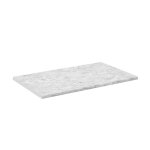 Plan de travail cuisine r - line 100 cm blanc / marbre vicco
