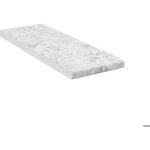 Plan de travail cuisine r - line 20 cm blanc / marbre vicco