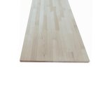 Plan de travail fr�ne massif lamell� coll� l. 250 x p. 65 cm ep. 36 mm