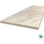 Plan de travail ilot central stratifi hpl marbre gris 1600 x 900 x 38 mm fsc forestea dimensions : 1600 ...