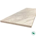 Plan de travail stratifi hpl marbre gris 2000 x 650 x 38 mm fsc forestea dimensions : 2000 mm x 650 ...