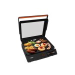 Plancha électrique blackstone 17 pouces avec couvercle en verre Plancha électrique blackstone 17 pouces avec couvercle en verre