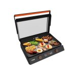 Plancha électrique blackstone 22 pouces avec couvercle en verre Plancha électrique blackstone 22 pouces avec couvercle en verre