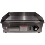 Plancha �lectrique lisse - 3000 w - surface inox : 540 x 300 mm