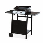 Plancha gaz 2 brûleurs inox 5kw avec chariot plancha porthos 2 brûleurs + chariot Plancha gaz 2 brûleurs inox 5kw avec chariot plancha porthos 2 brûleurs + chariot