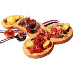 Planche apritif planche  fromages et planche  charcuterie en bambou nouveaut assiette restaurant ...