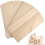 Planche bois contreplaqu� pour maquette - dok - 15 pi�ces - 200x100x1 mm - non trait� - tilleul multicouche ...