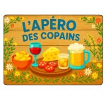 Planche � d�couper l?ap�ro des copains ? 285 x 20 cm