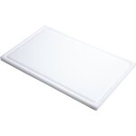 Planche à découper professionnelle en polyéthylène blanche haute densité - gn 1 / 2 - gastro m Planche à découper professionnelle en polyéthylène blanche haute densité - gn 1 / 2 - gastro m