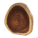 Planche � d�couper ronde en bois dacacia disponible en planche � d�couper