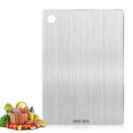 Planche � d�couper en titaneplanche a decouper inox pour la cuisine(30 x 20 cm)