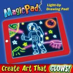 Planche  dessin led - comprend 8 effets lumineux - 3 marqueurs - 15 modles - wordpad plastique creative ...