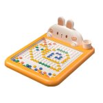 Planche � dessin magn�tique - jouet �ducatif - lapin - orange - 21x275x8 cm - 2 stylos inclus
