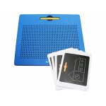 Planche � dessin magn�tique de voyage 31 x 255 cm - coloris bleu