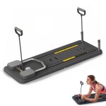 Planche de pilates multifonctionnelle avec compteur rebond automatique exercices de renforcement musculaire ...