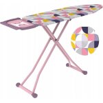 Planche  repasser 112x36cm promis perfect plus plateau mtal rose