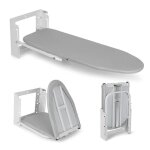 Planche à repasser murale 92x31cm murale peu encombrante - réglage de la hauteur - pour fer à vapeur ... Planche à repasser murale 92x31cm murale peu encombrante - réglage de la hauteur - pour fer à vapeur ...