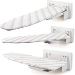 Planche  repasser murale avec housse en coton rsistant  la chaleur - 95x30cm - pliable - planche  ...