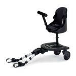 Planche a roulette poussette asalvo - 20154 - buggy board chaise de passage avec siege polyurethane multicolor ...
