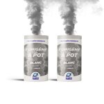 Planete fumigene lot de 2 fumigènes en pot 2 minutes couleur blanc - allumage à mèche durée 120 secondes ... Planete fumigene lot de 2 fumigènes en pot 2 minutes couleur blanc - allumage à mèche durée 120 secondes ...